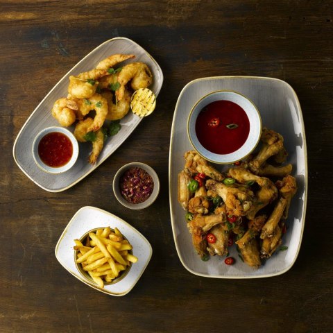 Talerz płytki coupe Stonecast Barley White, 260mm