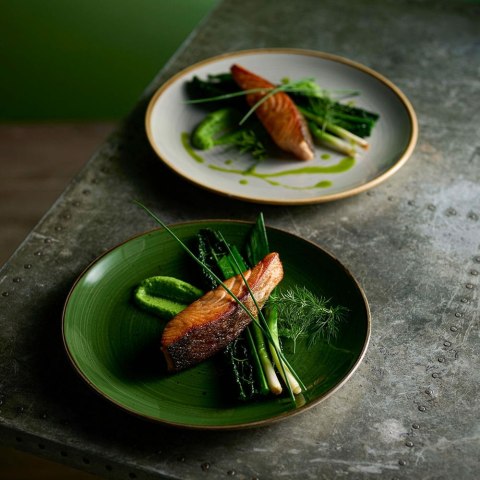 Talerz płytki coupe Stonecast Barley White, 260mm