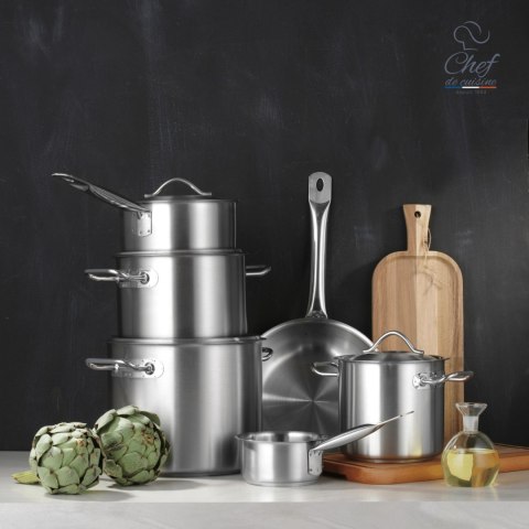 Garnek ze stali nierdzewnej wysoki king size 3l śr. 160x(H)160 mm