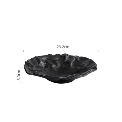 New Home Deep - Talerz głęboki Czarny 232 mm