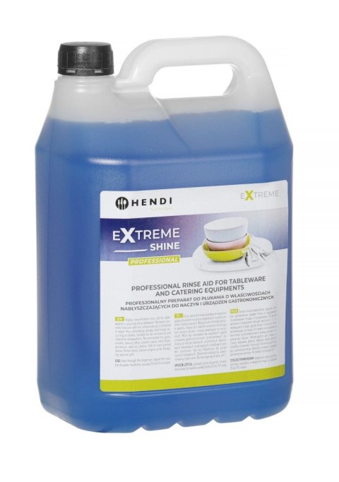 Extreme Shine Profesjonalny preparat do płukania o właściwościach nabłyszczających do naczyń i urządzeń gastronomicznych, HENDI,