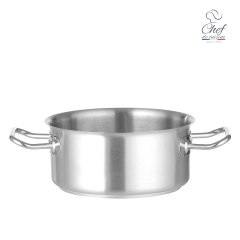 Garnek ze stali nierdzewnej niski 25l śr. 400x(H)190 mm