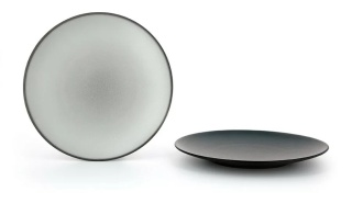 EQUINOXE Talerz płaski 21 cm szary / REVOL