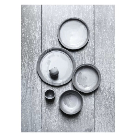 No.W Talerz płaski szary REVOL