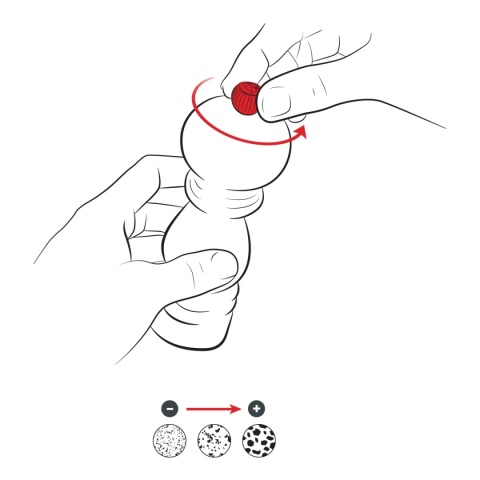 DUO CLERMONT Zestaw młynków 13cm Brick Red & Flame Red czerwony / PEUGEOT