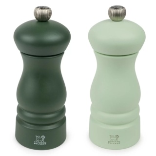 DUO CLERMONT Zestaw młynków 13cm Moss Green & Mint Green zielony / PEUGEOT