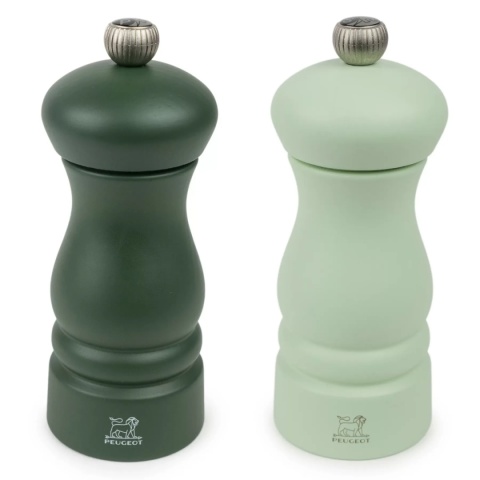DUO CLERMONT Zestaw młynków 13cm Moss Green & Mint Green zielony / PEUGEOT