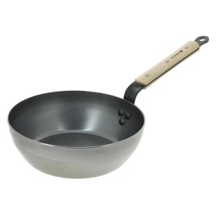 MINERAL B BOIS Patelnia głęboka 24 cm / DE BUYER