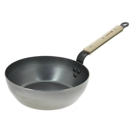 MINERAL B BOIS Patelnia głęboka 24 cm / DE BUYER