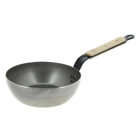 MINERAL B BOIS Patelnia głęboka 24 cm / DE BUYER