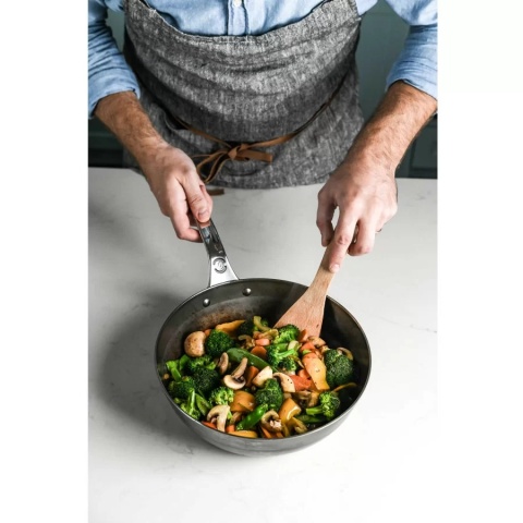 MINERAL B PRO Patelnia głęboka 28 cm / DE BUYER