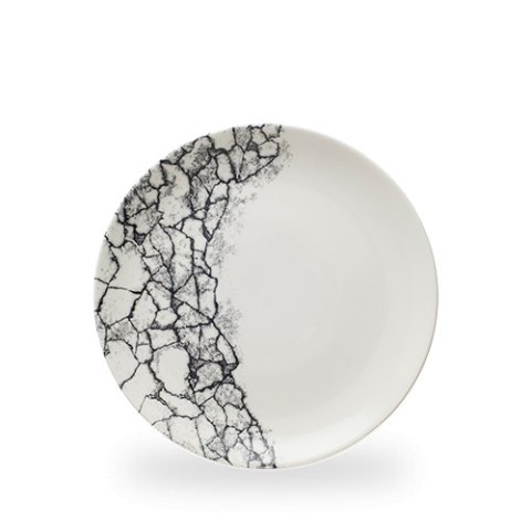 Talerz coupe Kintsugi Accents Quartz Black, 260mm