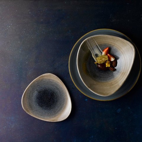 Talerz trójkątny Stonecast Aqueous Bayou, 230 mm