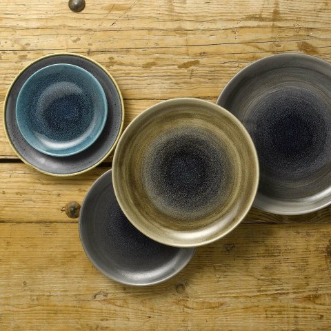 Talerz trójkątny Stonecast Aqueous Bayou, 230 mm