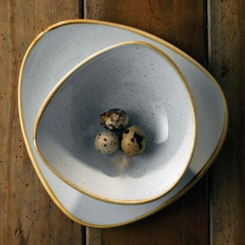 Talerz trójkątny Stonecast Duck Egg, 190mm