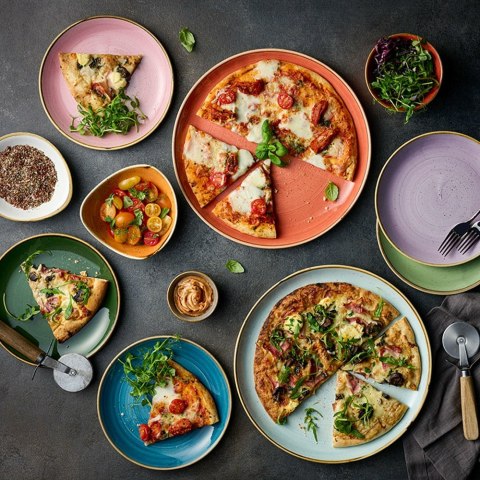 Talerz z wysokim rantem Stonecast Grey, 280mm