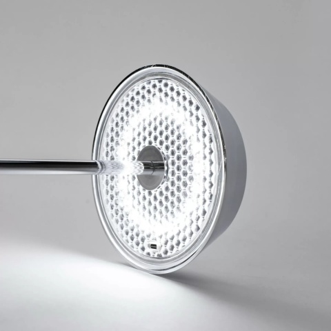 VERLO Lampa stołowa OXFORD 28 cm srebrna