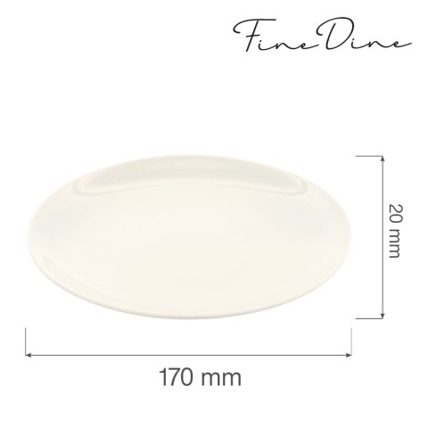 Talerz bez rantu Crema 170 mm Talerz bez rantu Crema 170 mm