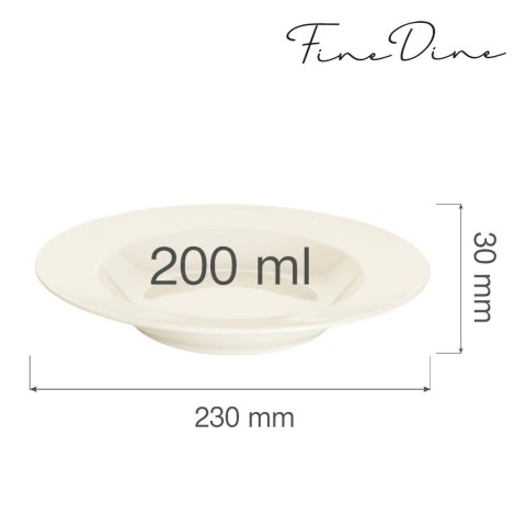 Talerz głęboki Crema 230 mm Talerz głęboki Crema 230 mm