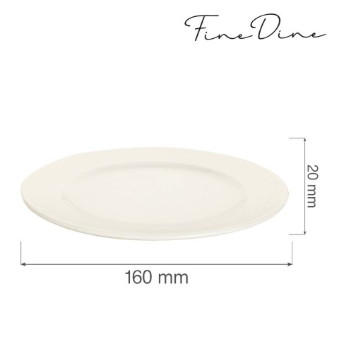 Talerz płytki Crema 160 mm Talerz płytki Crema 160 mm