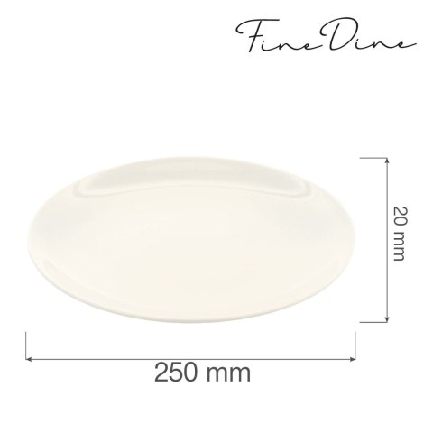 Talerz bez rantu Crema 250 mm