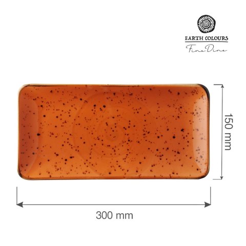 Talerz prostokątny Dahlia, 300x150 mm Talerz prostokątny Dahlia, 300x150 mm