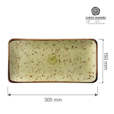 Talerz prostokątny Olive, 300x150 mm Talerz prostokątny Olive, 300x150 mm