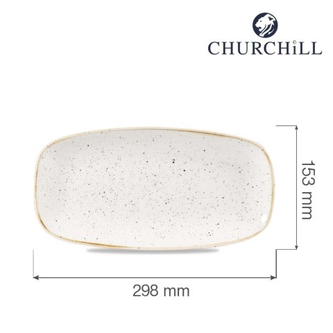 Talerz prostokątny Barley White 298x153 mm Talerz prostokątny Barley White 298x153 mm