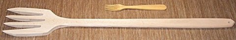 Warzecha Widelec łyżka drewniana do kotła 82 Cm Warzecha Widelec łyżka drewniana do kotła 82 Cm