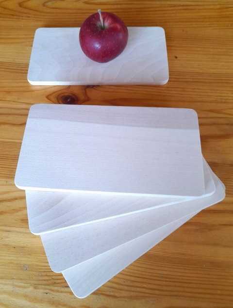 Deska deseczka śniadaniowa 22 x 12 cm zestaw 3 szt Deska deseczka śniadaniowa 22 x 12 cm zestaw 3 szt