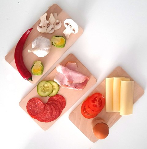 Deska deseczka śniadaniowa 22 x 12 cm zestaw 3 szt Deska deseczka śniadaniowa 22 x 12 cm zestaw 3 szt