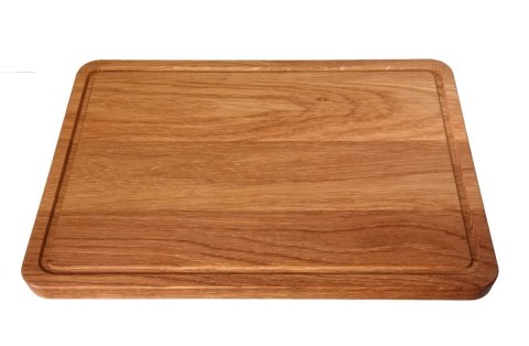 Deska do krojenia dębowa dąb taca z rowkiem