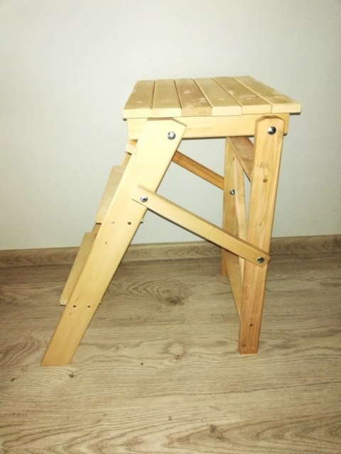 Drabina drewniana SKŁADANA - stojak - kwietnik Drabina drewniana SKŁADANA - stojak - kwietnik