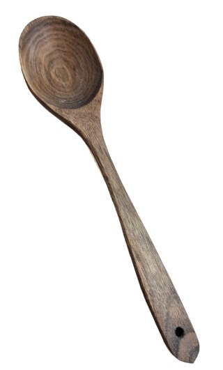 Łyżka z drewna orzechowego duża 29 cm