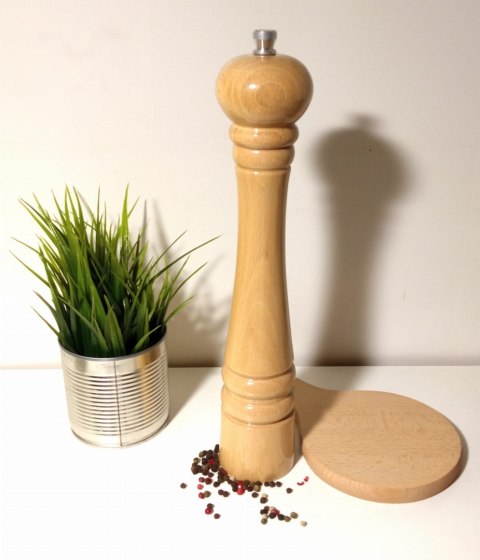 Młynek do pieprzu soli naturalny 32 cm Młynek do pieprzu soli naturalny 32 cm