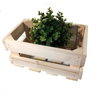 Skrzynia donica drewniana surowa EKO 32 cm mała