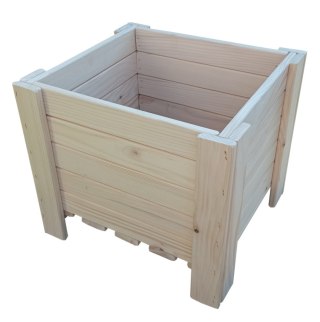 Skrzynia donica drewniana surowa EKO 40 cm duża