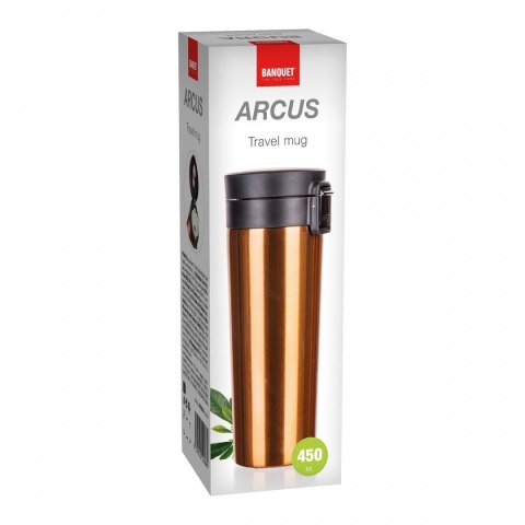 KUBEK TERMICZNY PODRÓŻNY 450ml BANQUET ARCUS