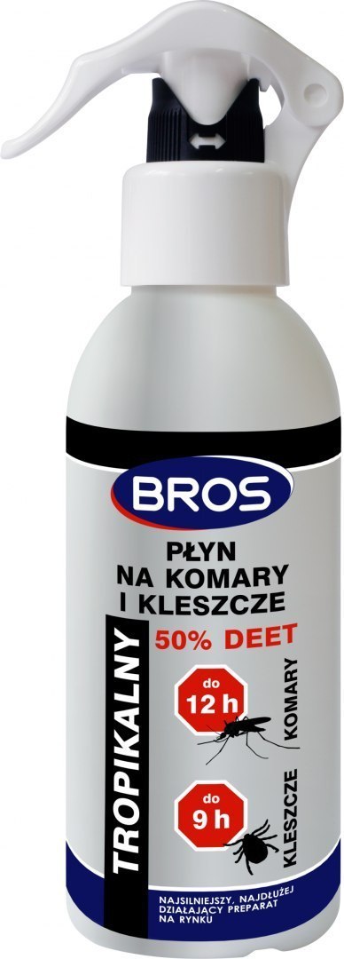 Płyn Na Komary i Kleszcze 50% Deet 130 ml BROS