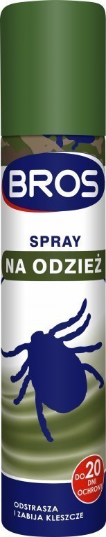 Spray Odstrasza i Zabija Kleszcze na Odzież 90ml BROS