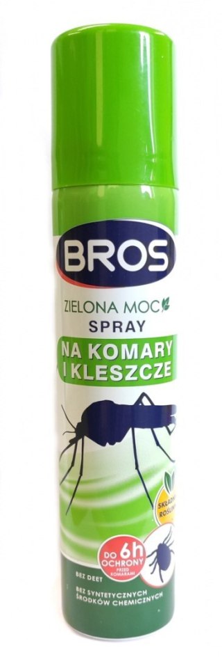 Spray Zielona Moc na Komary i Kleszcze 90ml BROS