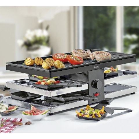 Raclette/grill stołowy, dla 8 os., 47 x 24 x 15,5 cm